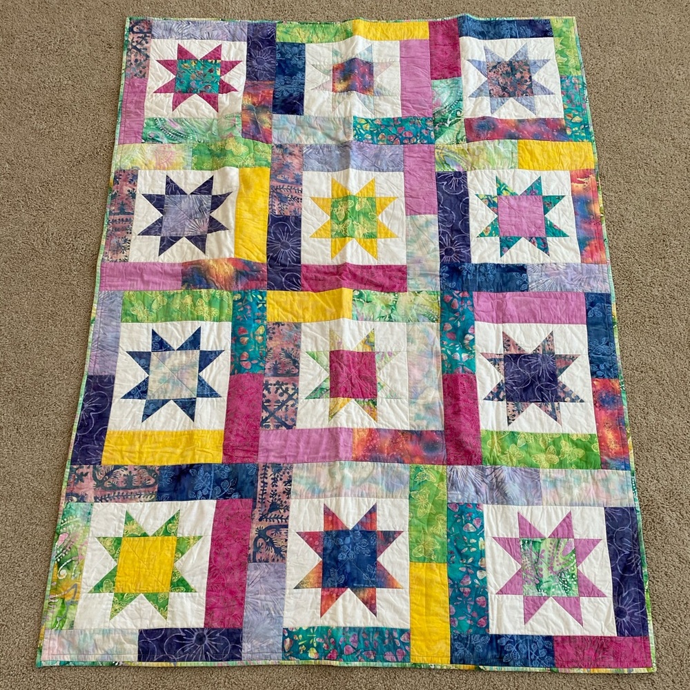 Gorgeous, one of a kind, handmade quilt